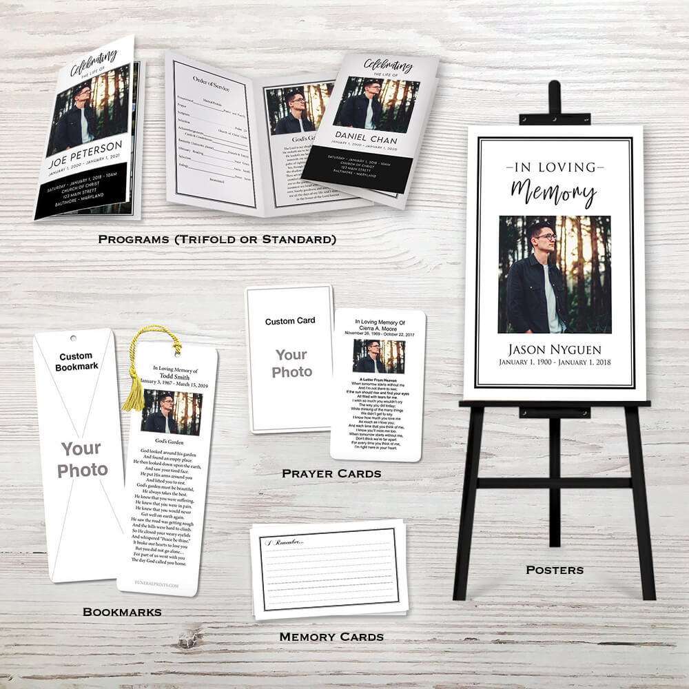 Funeral or Memorial Printing